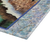 ガラス切断板の冬の反射 カッティングボード (角)