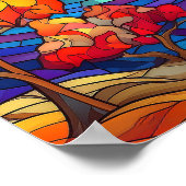 ガラス効果,デジモダンタルアートポスター,ウォールアート ポスター (角)