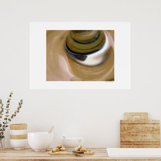 ガラス勉強04号 ポスター (キッチン)