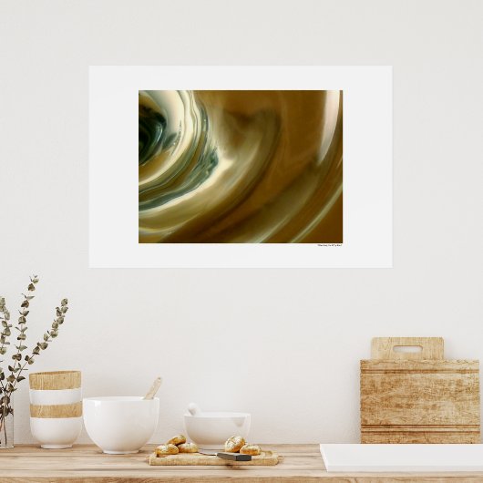 ガラス勉強09号 ポスター (キッチン)