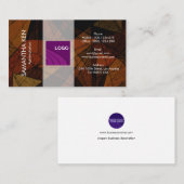 ガラス半透明なタブAdminの名刺を汚して下さい 名刺 (正面/裏面)