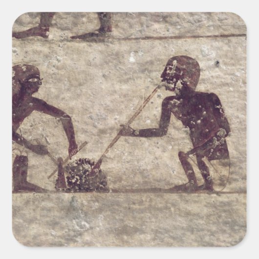 ガラス吹き スクエアシール (正面)