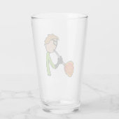 ガラス吹き タンブラーグラス (裏面)