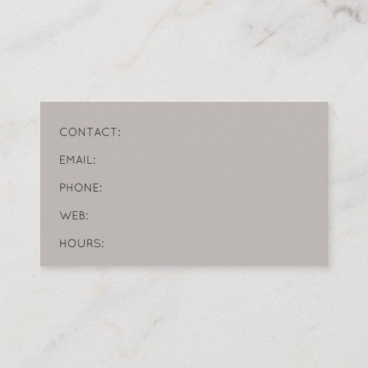 ガラス吹き  名刺 (裏面)