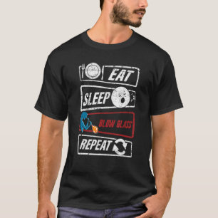 ガラス吹工具初級姿装置 Tシャツ