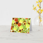 ガラス園第2号 カード (黄色い花)