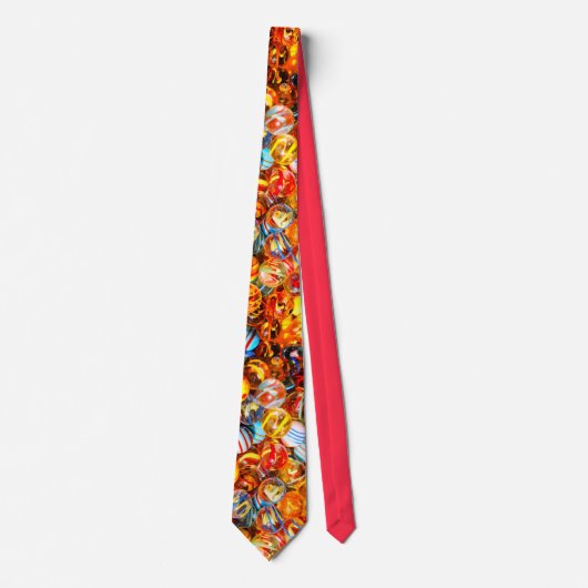 ガラス大理石のカラフルゲームは古い学校を大理石 ネクタイ (正面)