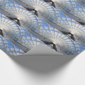 ガラス天井ブルースカイ天窓アート写真 ラッピングペーパー (角)