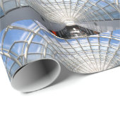 ガラス天井ブルースカイ天窓アート写真 ラッピングペーパー (ロールコーナー)