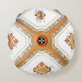 ガラス天井 ラウンドクッション (正面)