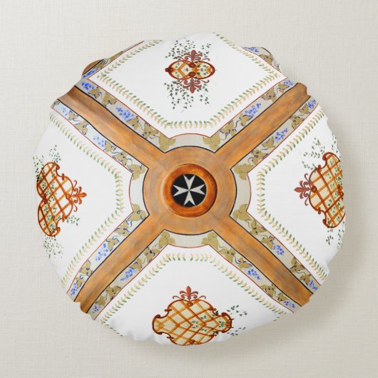 ガラス天井 ラウンドクッション (裏面)