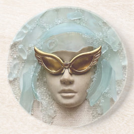 ガラス女神サンドストーンコースター コースター