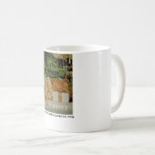 「ガラス家」のマグ コーヒーマグカップ (正面右)