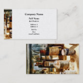 ガラス容器の薬のボトル 名刺 (正面/裏面)