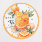 ガラス容器飲料ラベル ラベル (デザイン2)