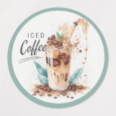 ガラス容器飲料ラベル ラベル (デザイン1)