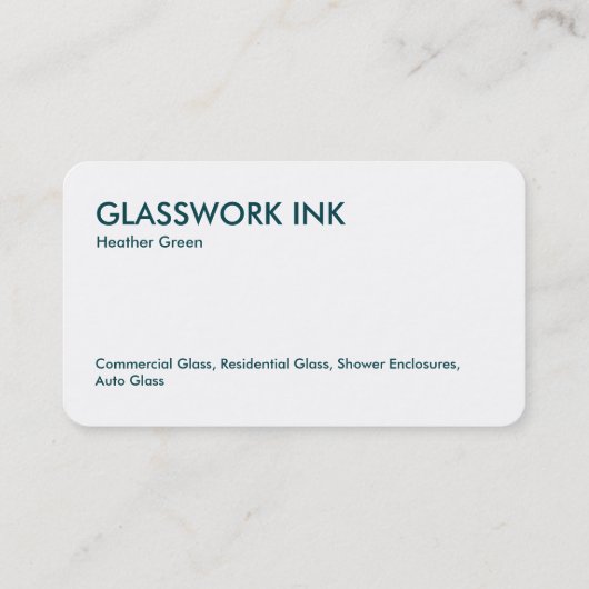 ガラス工場 名刺 (裏面)