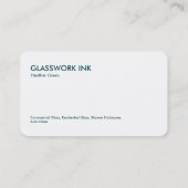 ガラス工場 名刺 (裏面)