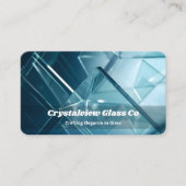 ガラス工芸品 名刺 (正面)