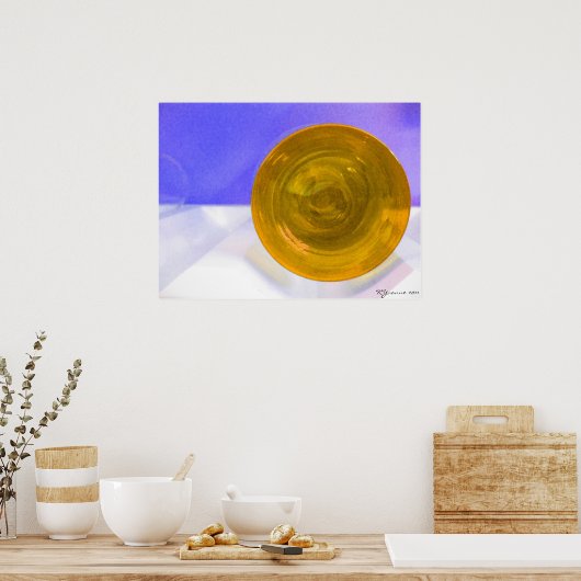 ガラス底1 ポスター (キッチン)