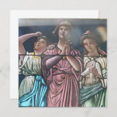 ガラス張りのポスターを通して (正面/裏面)