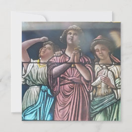 ガラス張りのポスターを通して