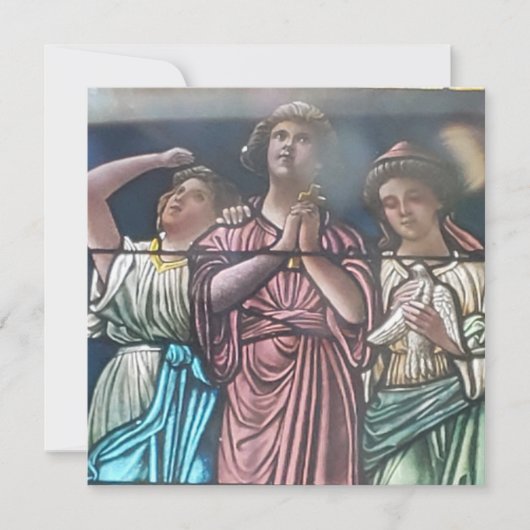 ガラス張りのポスターを通して (正面)