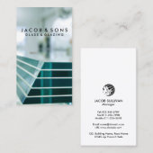 ガラス張りガラス工事業 名刺 (正面/裏面)