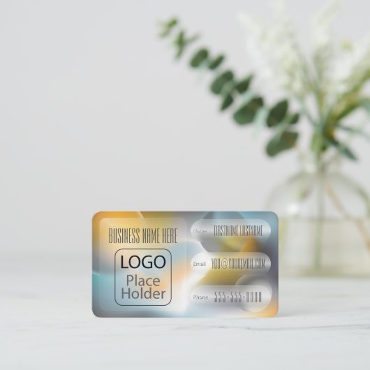 ガラス形態系惑星 名刺 (スタンド正面)