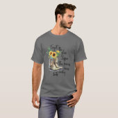ガラス忘れスリッパこのプリンセスはカウボーイBを着用 Tシャツ (正面フル)
