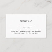 ガラス応援 |ワイナリー 名刺 (裏面)