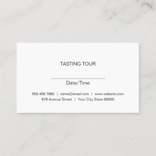 ガラス応援 |ワイナリー 名刺 (裏面)