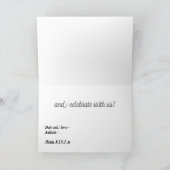 ガラス招待状を上げる シーズンカード (内部)