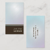 ガラス施工業者、名刺 名刺 (正面/裏面)