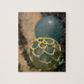 ガラス日本の魚釣りフロート ジグソーパズル (縦)