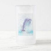 、ガラス曇らされる、ジョッキ、16ozのカスタム、デザイン フロストグラスビールジョッキ (中央)