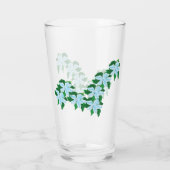 ガラス杯：ギリシャの花 タンブラーグラス (裏面)