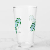 ガラス杯：ギリシャの花 タンブラーグラス (左)