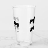 ガラス杯：渇き タンブラーグラス (左)