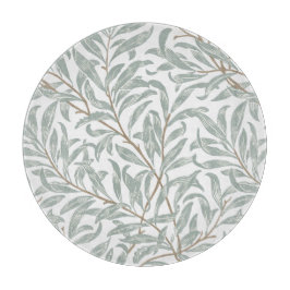 ガラス板：ウィリアム・モリス カッティングボード