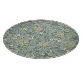 ガラス板：ウィリアム・モリス：ジャスミン カッティングボード (角)