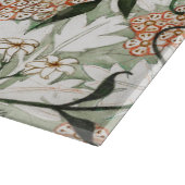 ガラス板：ウィリアム・モリス：ジャスミン カッティングボード (角)