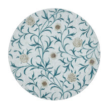 ガラス板：ウィリアム・モリス：フローラ