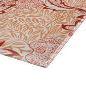 ガラス板：ウィリアム・モリス： APPLE カッティングボード (角)