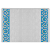 ガラス板:デイジーチェーンハート カッティングボード (正面)