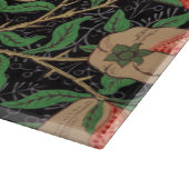 ガラス板：モリス：ザクロ カッティングボード (角)