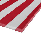 ガラス板 – ユニークデザイン米国国旗 カッティングボード (角)