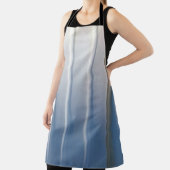 ガラス枠の茶色の枠付きドア エプロン (インサイチュ)