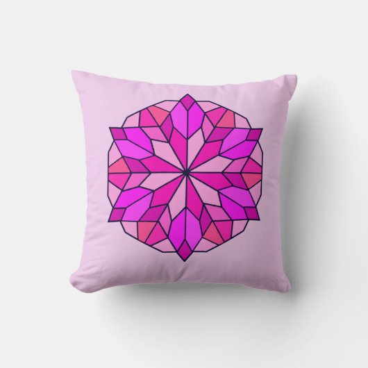 ガラス染色 クッション (正面)