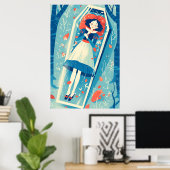 ガラス棺に白雪姫 ポスター (ホームオフィス)